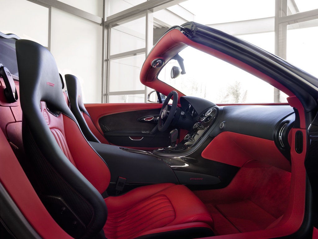 Интерьер Bugatti Veyron